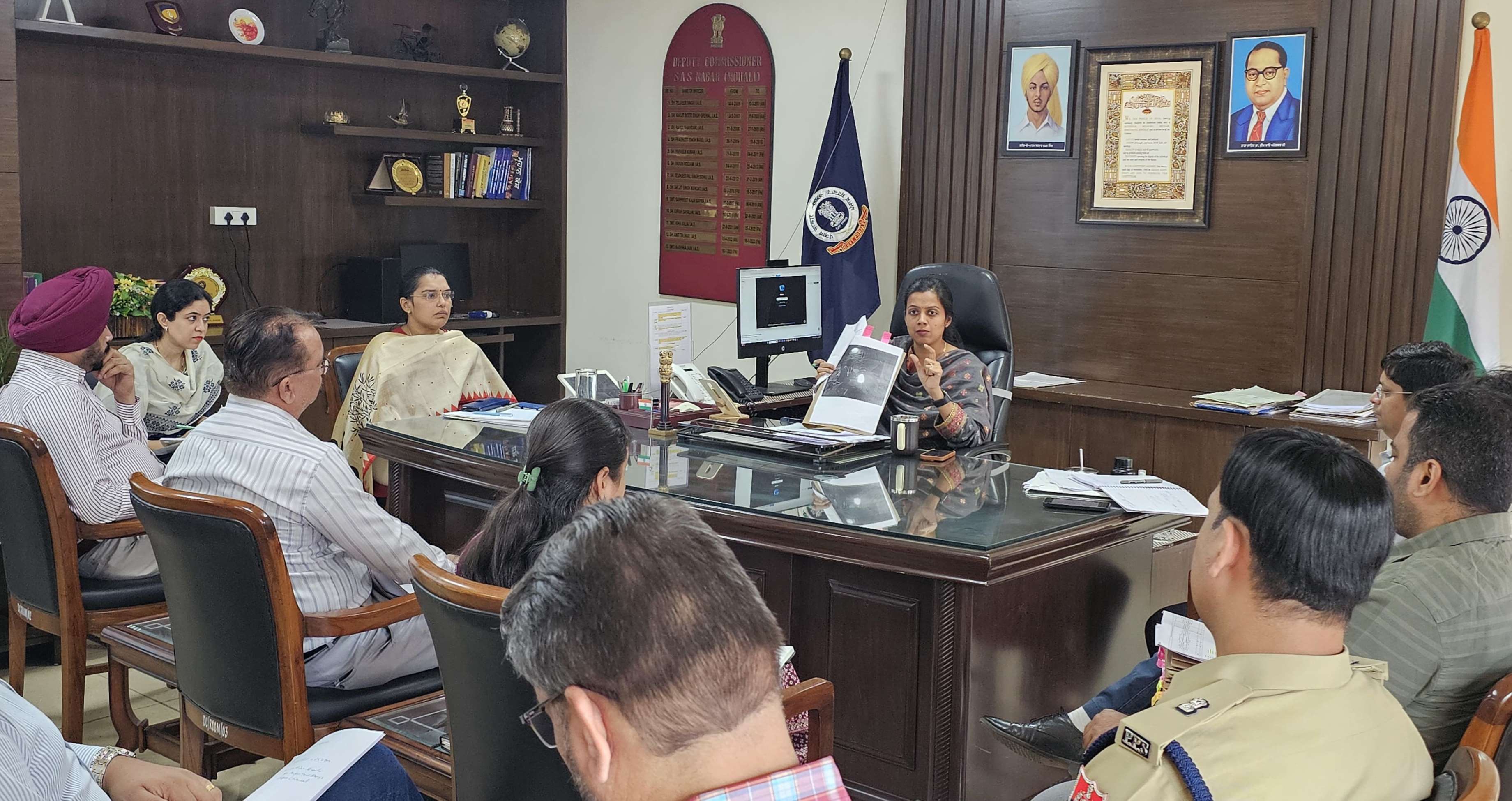 DC Orders for fact-finding in farm fire incidents in the Derabassi Area